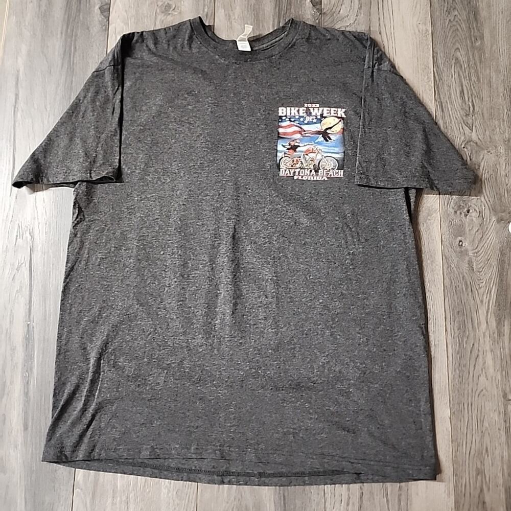 2023 Daytona Bike Week Fear No Evil Eagle T-Shirt Size XL